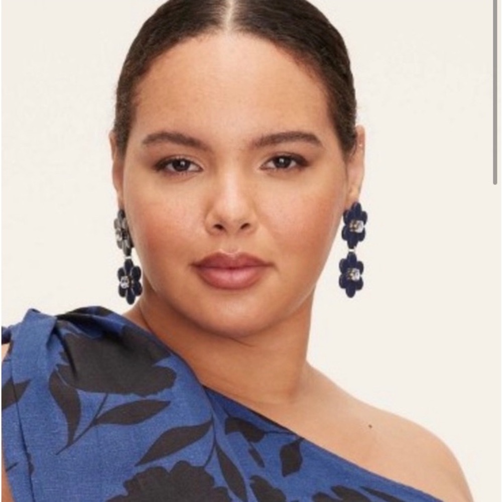 kate spade Blue Floral Dangle Earrings